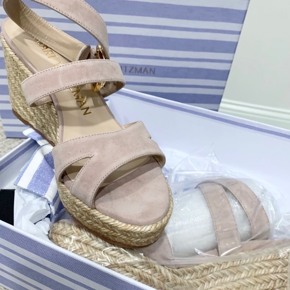 🌷sandals By Stewart Weitzman Pink Size 6 NEW - Picture 3 of 6